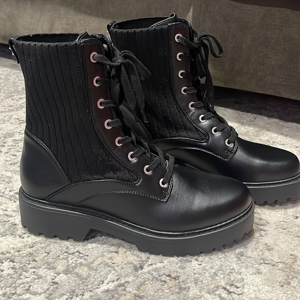 CALVIN KLEIN COMBAT BOOTS